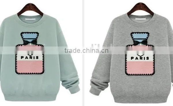 Pullover Women Girl Sweater Non-inverted Velvet Cute Jacket Female Autumn Winter Coat photo-2