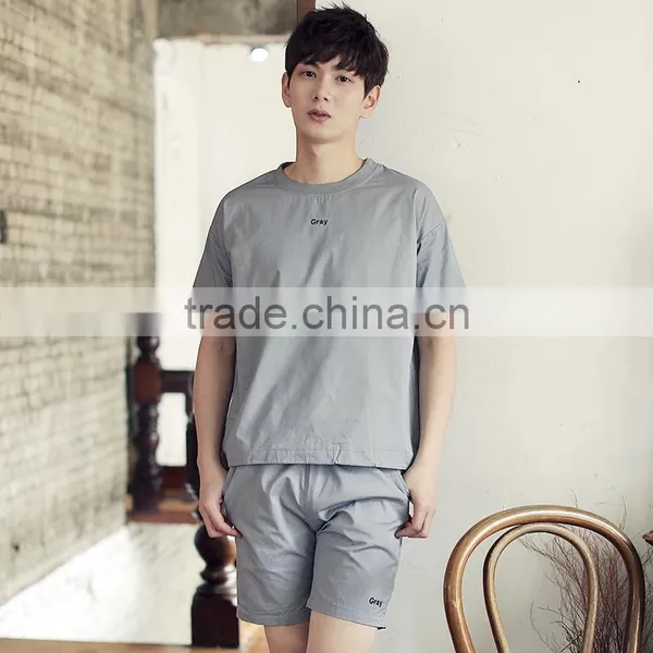 Men T-shirt Summer Apparel Casual Short Suit Uniform Wholesale China 2016 New Fashion 6 Colors photo-6