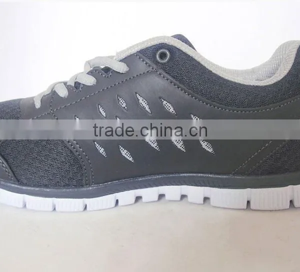 Black Upper Lowest Price White Outsole EVA Mens Tennis Shoes photo-3