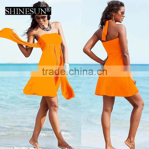 2017 New Arrival Swimwear Beach Skirt Ribbon Wrapped Dress Beach Dress Skirt photo-2
