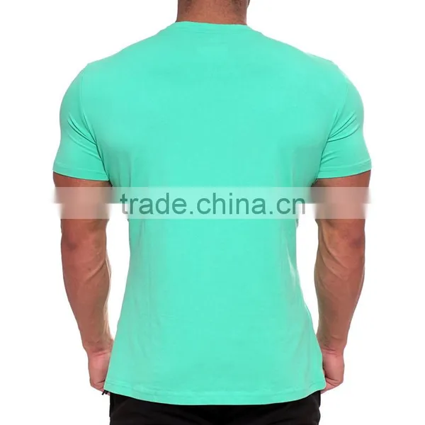 2017 Wholesale China Short Sleeve Men Shirt Manufactory OEM Raglan Sleeve Cheap Price photo-3