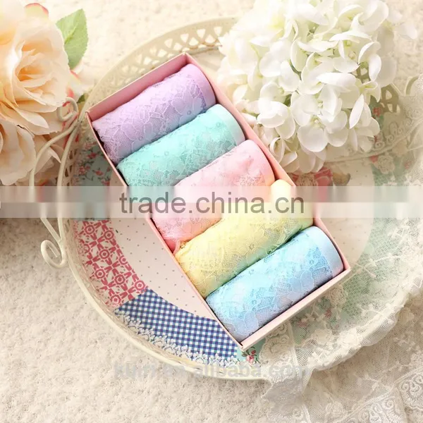 In Stock Item Wholesale Comfortable Blue Girl Panty Sexy Underwear photo-3