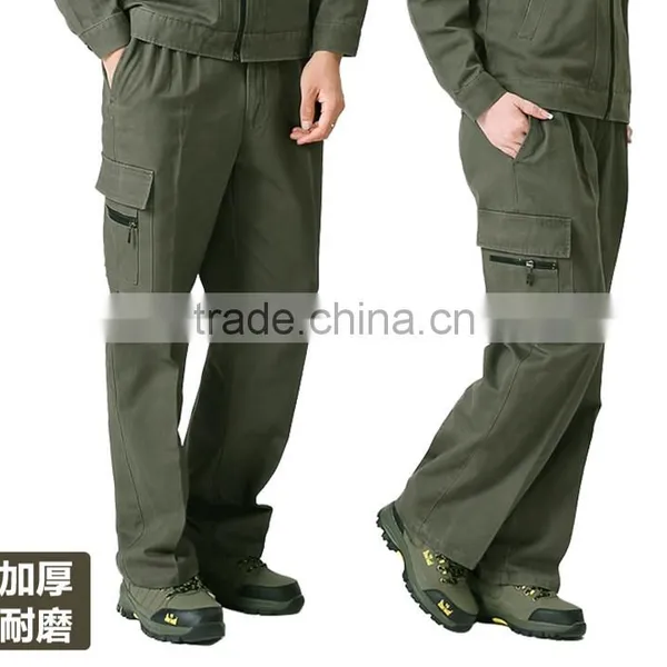 Juqian 2016 Worker's Garment Green Nylon Breathable Cheap Multi Pocket Work Pant photo-2