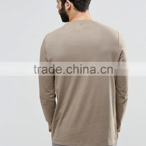 Guangzhou Shandao Autumn High Quality Custom Brand Men Tee Shirt Long Sleeve With Printing photo-3