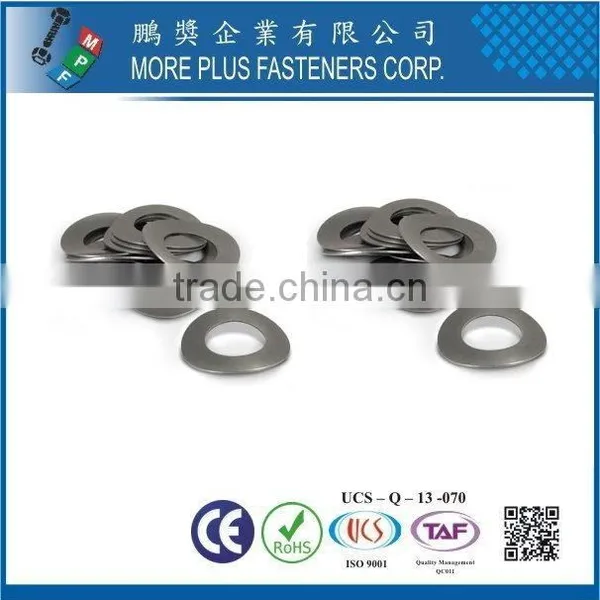 Taiwan Stainless Steel 18-8 Copper Brass Aluminum Curved Washer Curved Spring Washers Custom Curved Washers photo-2