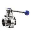 Sanitary Stainless Steel Butterfly Clamped Valve