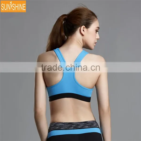 2017 Latest FashionTop Design Ladies Sports Bra Custom Mesh Fitness Bra Yoga Bra photo-3