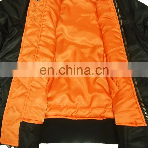 2017 Wholesale Cheap Plain Women Men Bomber Jacket photo-5