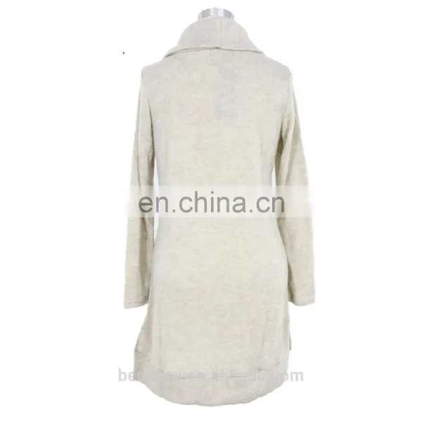 Elegant Mature Xxl Size Women 3/4 Sleeve Cow Neckline Shirt Dress photo-4