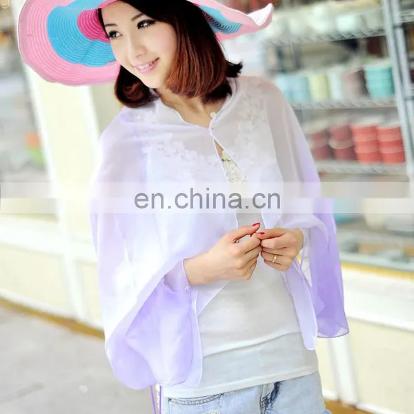 2015 Summer Uv Protection Hand-painted Raglan Sleeves Shawl(PP540CL-P) photo-4