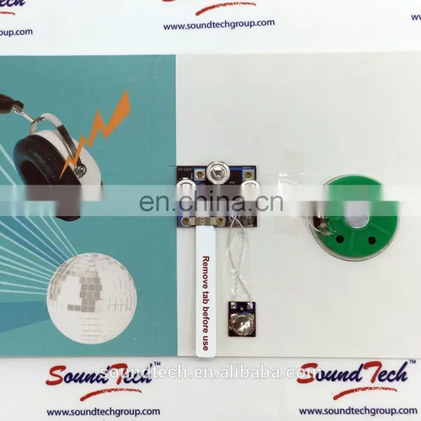 Wafer Press Trigger Sound Module for Greeting Card photo-3