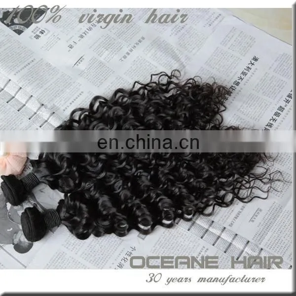 No Shedding and Tangle 100% Natural Color 100% Brazilian Virgin Hair