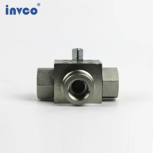 INVCO Stainless Steel 3 Way High Pressure Ball Valve 304 316 Ball Valve
