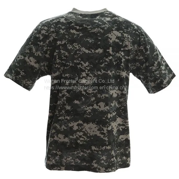 Fronter Produce FS011 Woodland Camo t Shirt With Collar photo-2