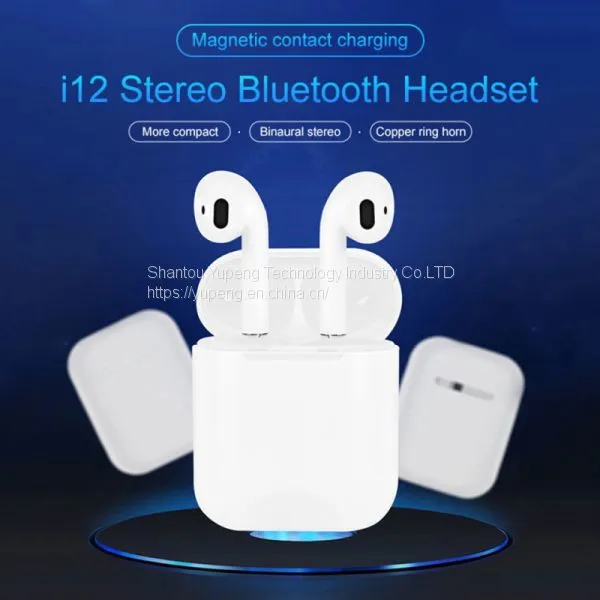 Wireless Bluetooth Headsets Mini Stereo Bluetooth Microphone Computer Wireless Mini Headphone Earbuds Earphone Bluetooth Headset I12 photo-3