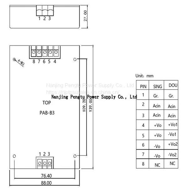 PAB-B3 Series 50-150W AC DC Converter photo-2