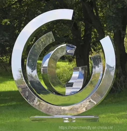 Customized Garden Home Decor Modern Stainless Steel Abstract Arts Sculpture