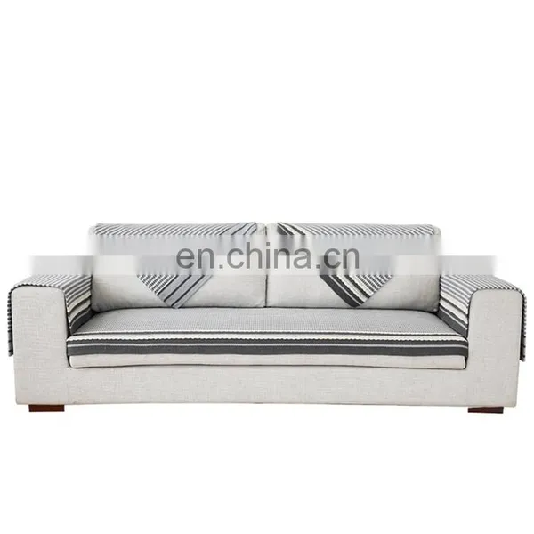 Plain Style Large Sofa Throws Covers Knitting Fitted Sofa Cover With Cotton Laciness photo-2