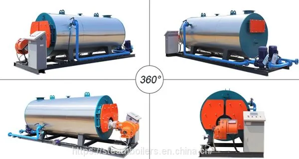 Wetback Three Passed 1mw Gas Oil Fired Hot Water Boiler for Central Heating System photo-5