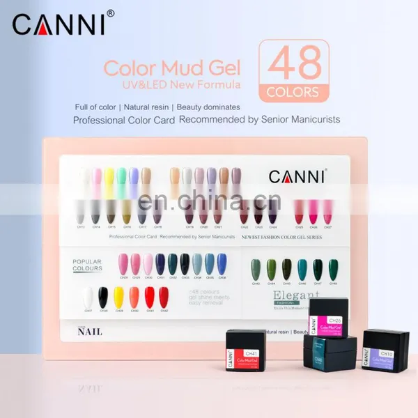 CANNI 5g One Stroke Painting Gel Thick Jelly Color Mud uv Led Gel Paste Soak Off UV LED Nails Gel Paints Polish for Nail Art photo-2