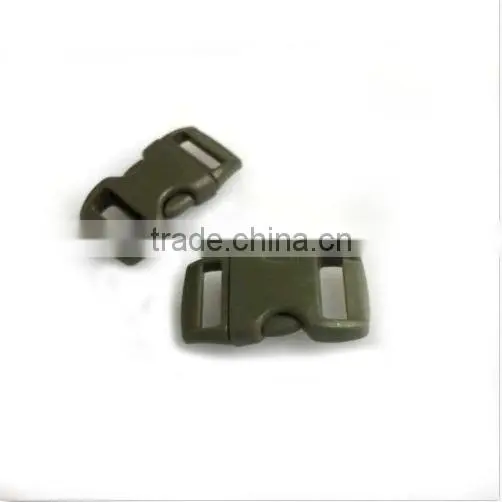 12pcs 3/8" Curved Side Release Plastic Buckle for Paracord Bracelet Colorful photo-4
