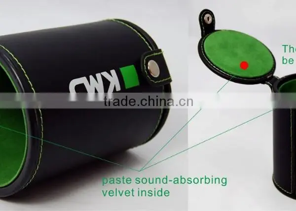 Best Quality Lid Leather Dice Cupcustom Protein Shaker photo-3