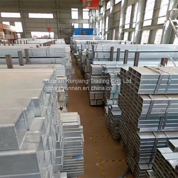 Yunnan Q235 Square Tube Wholesale Hot Dip Galvanized Square Tube 40 * 80 * 3 Square Tube Kunming Sales Square Tube