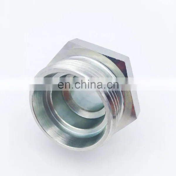 1/2 3/8 1/4 Carbon Steel Jic Npt Adapter Hose Fitting Straight Hydraulic Hose Connector photo-3