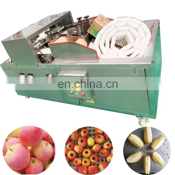 Commercial Automatic Industrial Pear Apple Skin Removing Peeler Peeling Coring Slicing Cutting Machine photo-4
