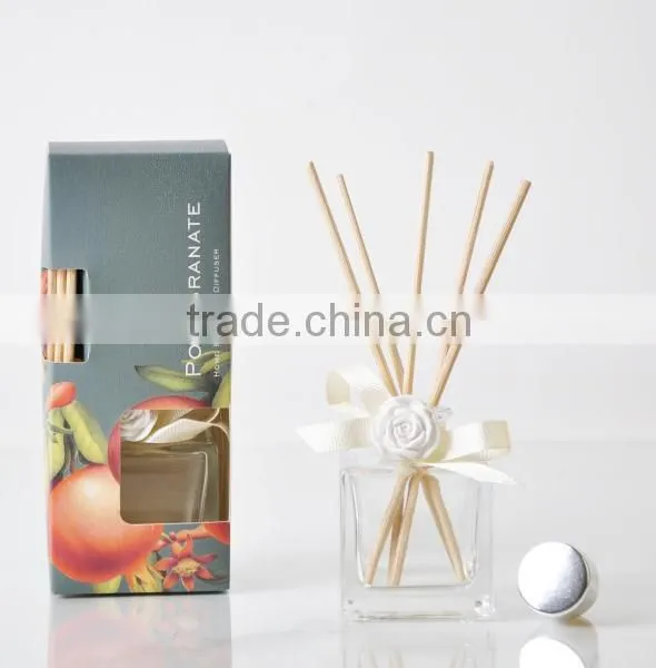 85ml Home Fragrance Aroma Reed Diffuser With Glass Bottle and Clay Decoration SA-0043 photo-2