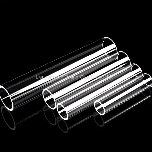 Heating Quartz Glass Tube Clear Quartz Tube for Furnace photo-2