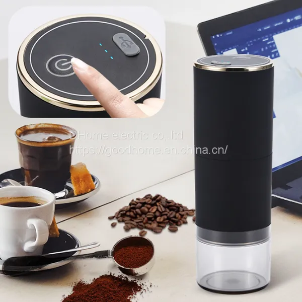 Portable Electric Bean Grinder Coffee Machine Household Small Thickness Balance Pottery USB Charging Grinder（Wechat:13510231336）