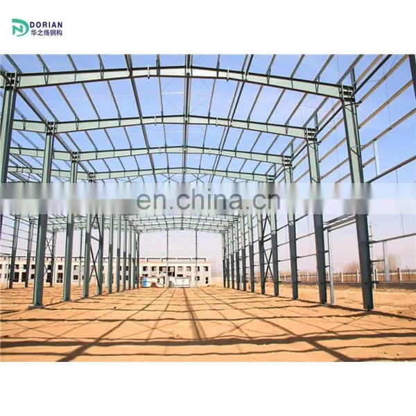 Public Prefab Houses Pre Engineered Steel Buildings Warehouse Storage With Steel Rack photo-5