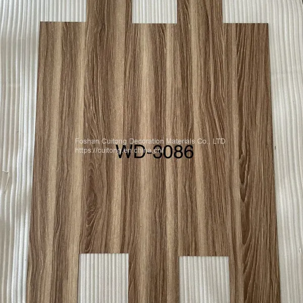 Sheet Stone Plastic Floor Tile Wood Grain PVC Plastic Floor Back Dry LVT Floor Guangdong Manufacturers Wholesale 3mm Floor Glue photo-3