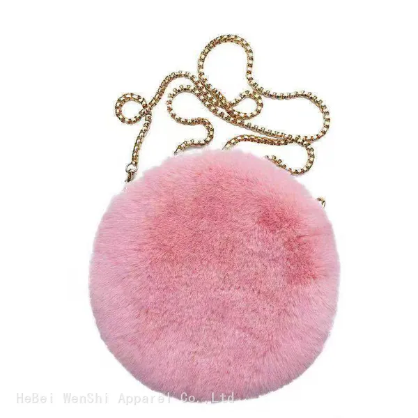 29Plush Bag Cute Bag Single Shoulder Crossbody Bag Fur Bag a Variety of Color Mobile Phone Bag Wholesale photo-5