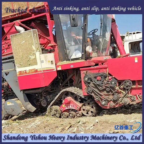 Corn Combine Harvester Modified Track Chassis Anti Sinking Vehicle photo-4