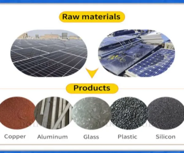 Photovoltaic Solar Panels Frame Glass Recycling Production Machine photo-5