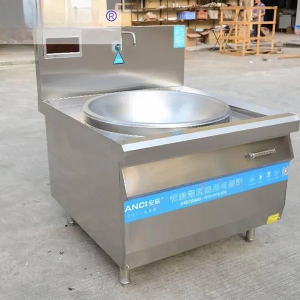 Commercial Electromagnetic Large Wok Stove for Hotel Kitchens, Anci Brand With Low-noise Operation and Long Service Life