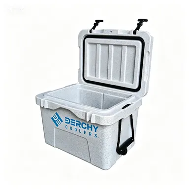 25L/26qt Rotomolded Insulated Ice Chest Durable Cooler Box for Camping and Fishing photo-2