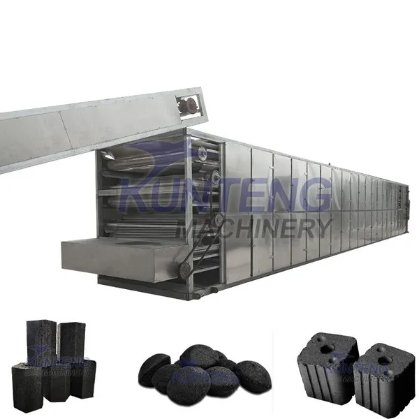 Automatic Charcoal Briquette Products Dryer Agriculture Products Continuous Drying Equipment EPC