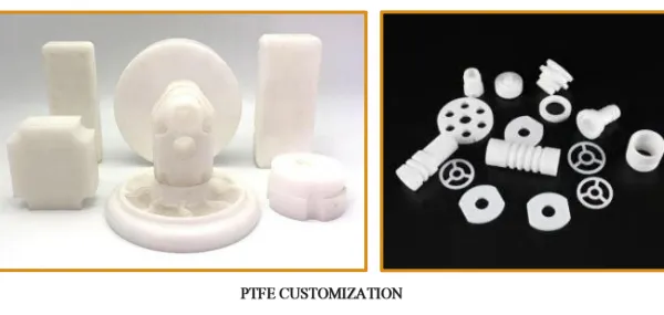 Barra sólida, oca, quadrada e retangular de PTFE virgem para peças usinadas. Tubo de PTFE