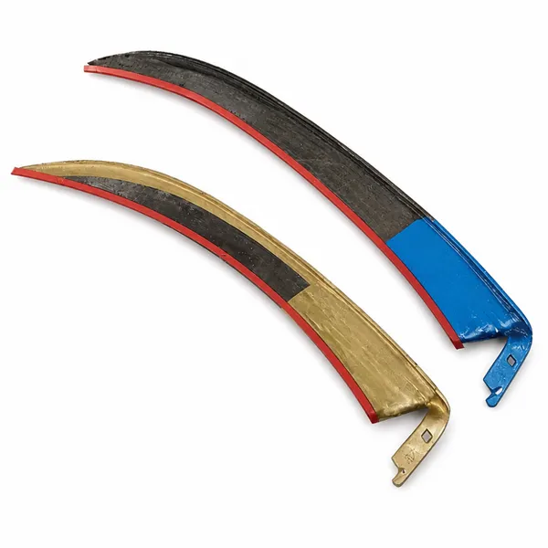 Grass Cutting Sickle Blade Forged Carbon Steel Red Protected Edge Safe Shipping For Farm Weed Control Work Heavy Duty Hand Tool