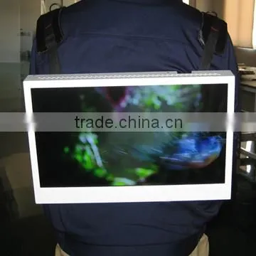 19 Inch Backpack Indoor Application and Tft Type Digital Signage Display/ Backpack 3g Android Wireless Led Advertising Play photo-4