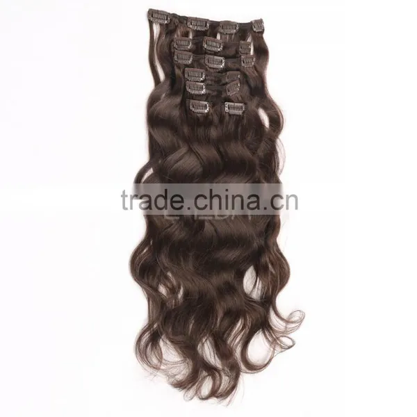 Buy Body Wave Virgin Remy Hair Extensions Clip in 7 Pieces Supplier's Choice photo-4