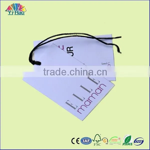 Wholesales Print Black Clothing Tag for Brand Clothing Tag or Garment Tag photo-4