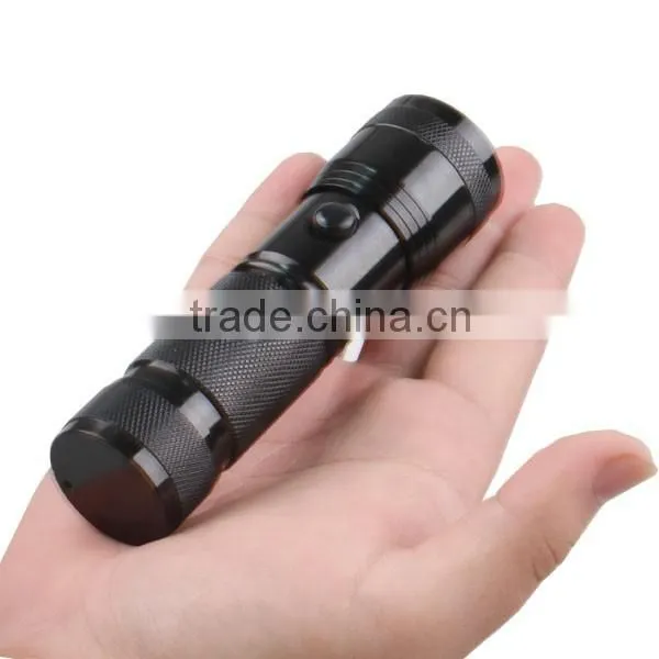 Ultra-Violet Flashlight Gold Color 365nm Ultraviolet Flashlight With 14 LED photo-6