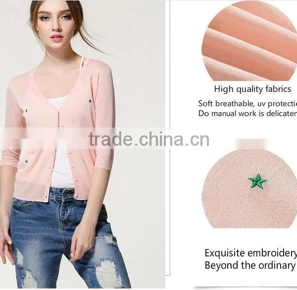 Knitting Coat, Knitted Thin Plus, Sun-protective Clothing, Air Conditioning Unlined Upper Garment, the Cardigan photo-6