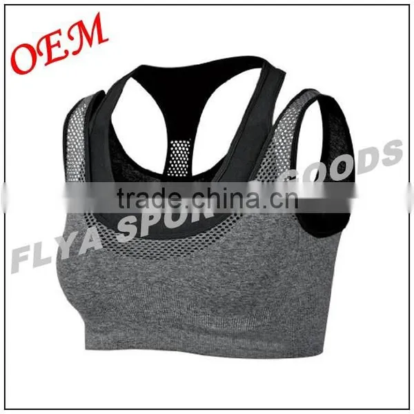 Women Fitness Sports Wear Dry Fit Ladies Gym Bra Custom photo-4