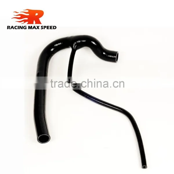 SILICONE Hose for vw CORRADO G60 BLACK photo-3