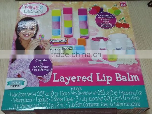 Layered Lip Balm for DIY Set
